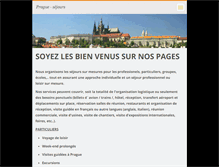 Tablet Screenshot of prague-sejours.com